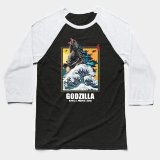 giant monsters big wave Baseball T-Shirt